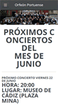 Mobile Screenshot of orfeonportuense.com